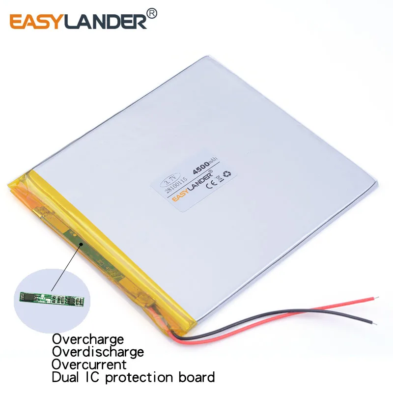 3.7 فولت 4500 mah 28100115 بطارية الجهاز اللوحي العلامة التجارية اللوحي جنرال موتورز بطارية ليثيوم بوليمر لبنك الطاقة الكتاب الإلكتروني لعبة فيديو