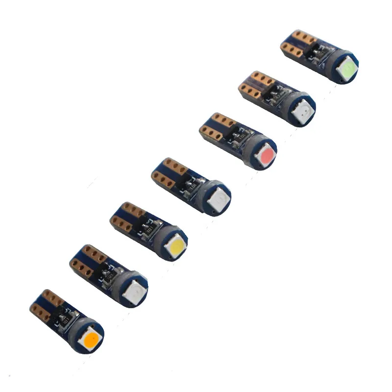 10pcs Led Non polar T5 W3W 3030 SMD 37 73 74 Wedge Instrument Panel Speedometer Tacho Gauge Cluster Lamp Dash LED Bulbs Light