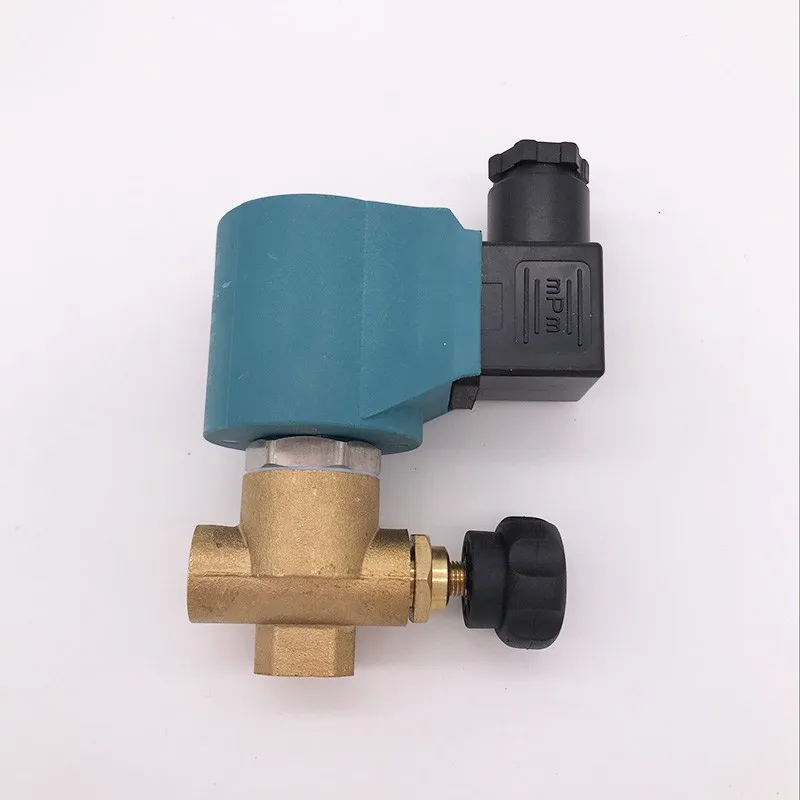 GOGO Normally close Brass high temperature steam solenoid valve FKM G1/4"