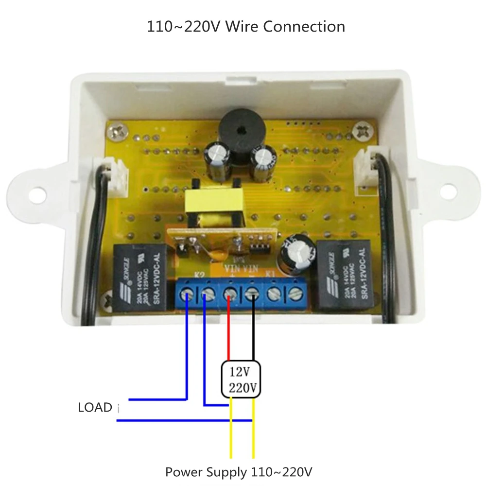 Regolatore incubatore Digitale Intelligente Dual Regolatore di Temperatura del Termostato Regolatore di Temperatura. Interruttore con Doppio Sensore