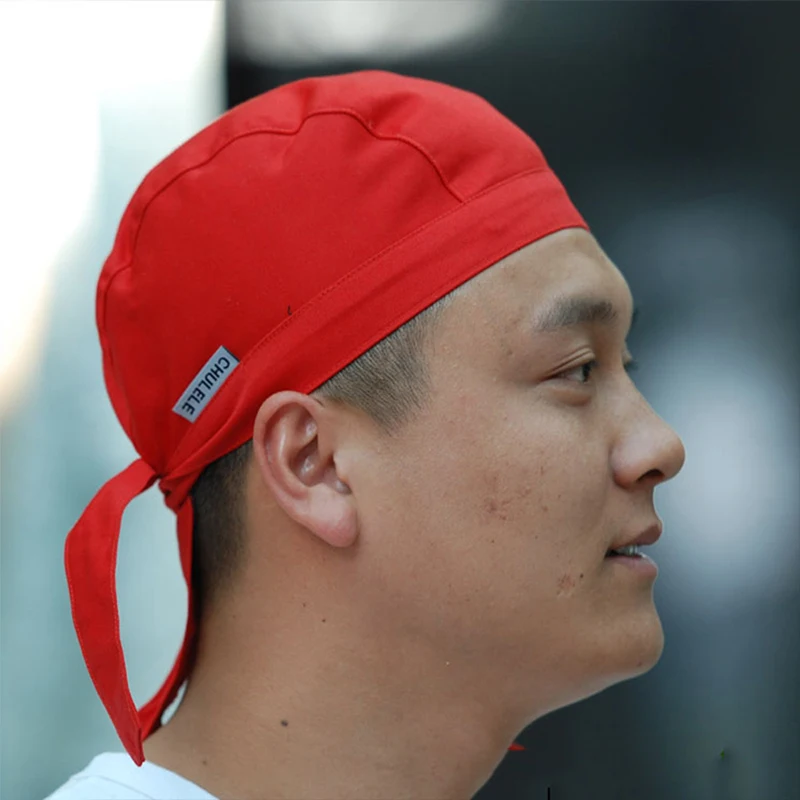 새로운 요리사 모자 호텔 주방 요리사 남성과 여성 작업 모자 웨이터 모자 레스토랑 호텔 요리사 모자 베이커리 요리 액세서리