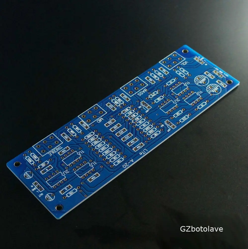 Free shipping 1pcs A-20 Ten-fold+Tone Empty Board PCB