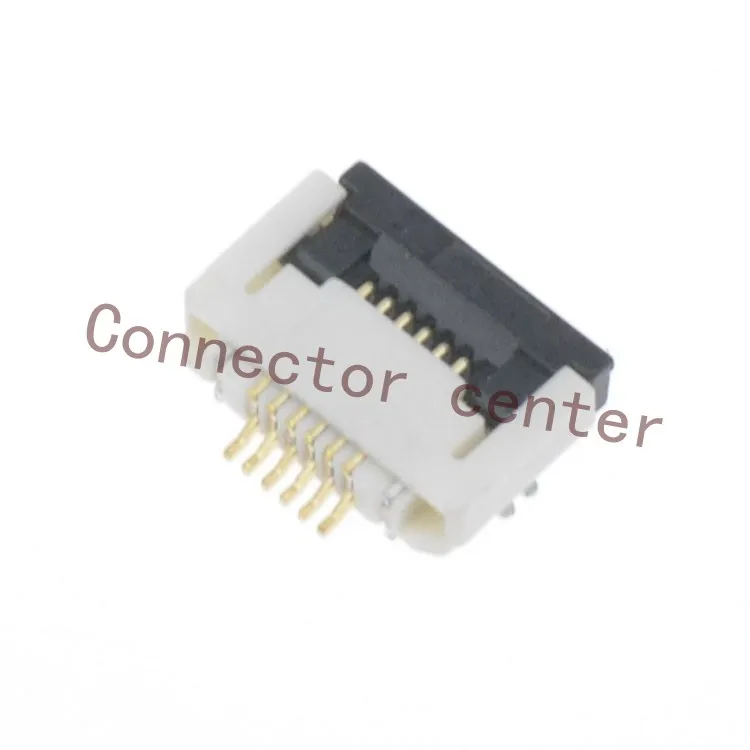 Original FPC/FFC ZIF  Connector P-TWO 0.5mm Pitch 6Pin 2.0mm Height Single Side Front  Flip