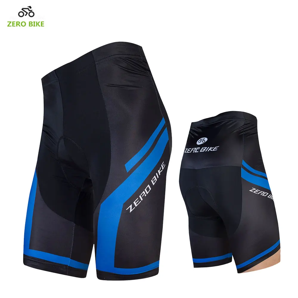 ZERO 자전거 야외 빠른 건조 사이클링 반바지 4D 젤 패딩 MTB 자전거 타이트 반바지 버뮤다 ciclismo M-XXL