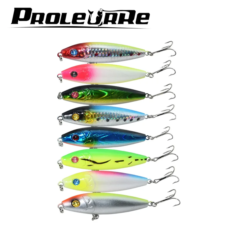 

1pcs 8cm 12g Popper Floating Minnow Fishing Lure Laser Hard Artificial Bait 3D Eyes Fishing Wobblers Crankbait Minnows YR-327