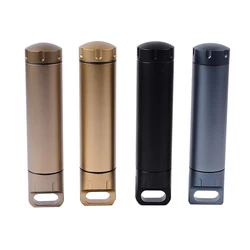 Outdoor Aluminium Waterproof Pill Fob Match Case Battery Capsule Tube Holder Dry Box Medicine Storage Container Seal Bottle