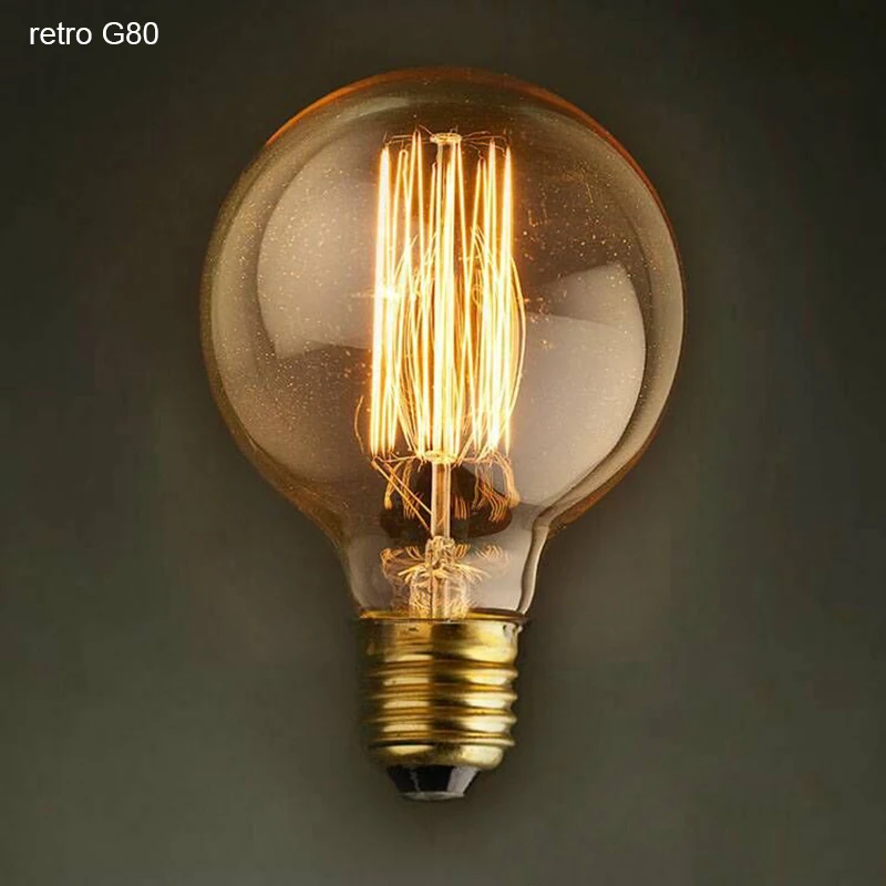 Vintage Edison Bulb e27 220V/110V Retro Lamp 40W Ampoule Vintage Light Bulb Edison Lamp Incandescent Light Edison Bulb