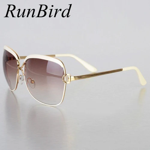 Imagen 1 del producto RunBird gafas De Sol De moda para mujer, montura Popular De lujo, gafas De Sol De diseñador De marca, gafas De Sol femeninas R547