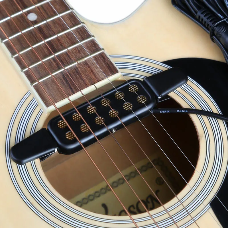 High Quality Acoustic Guitar Pickup, Sound Hole, Classical Pickup, Connect Amplifier, Musical Instruments