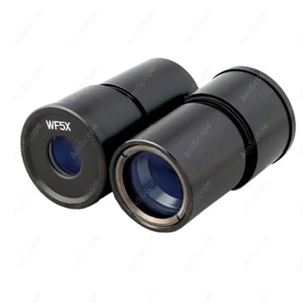 Microscope Eyepieces-AmScope Supplies Pair of WF5X Microscope Eyepieces (30.5mm)