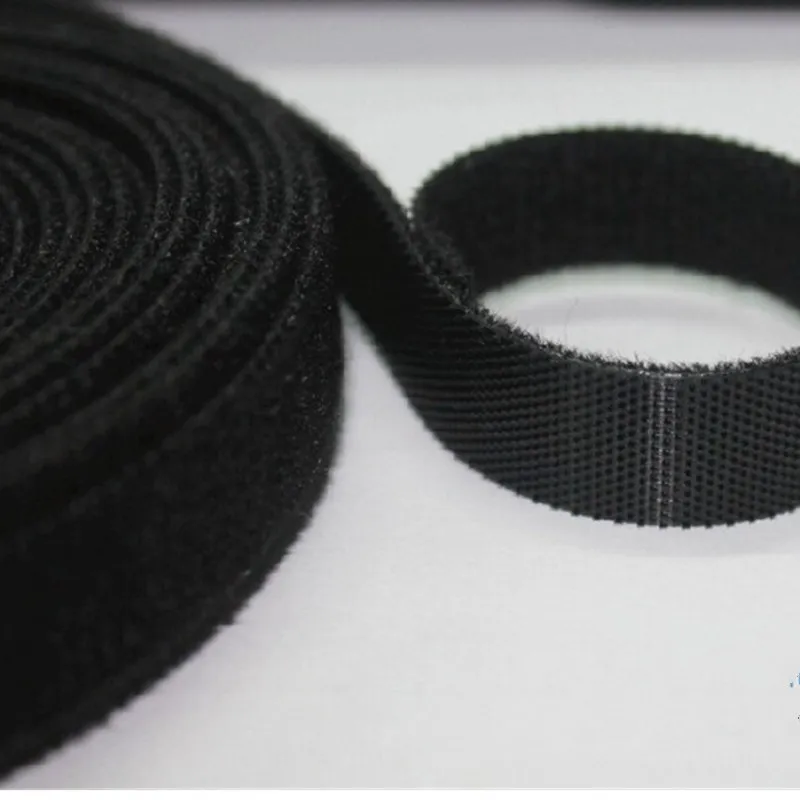 สายรัดตัวหนีบสายเคเบิลไนลอนใช้ซ้ำได้1เมตร, สายรัดสายรัดสายไฟใช้ซ้ำได้ม้วนสายเคเบิลรัดเทปวิเศษ