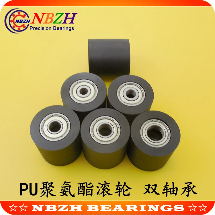 626 698 PU polyurethane plastic bag double plastic bag bearing guide pulley wheel nylon platen roller BK3030 5*6*7*8*10*30*30 mm