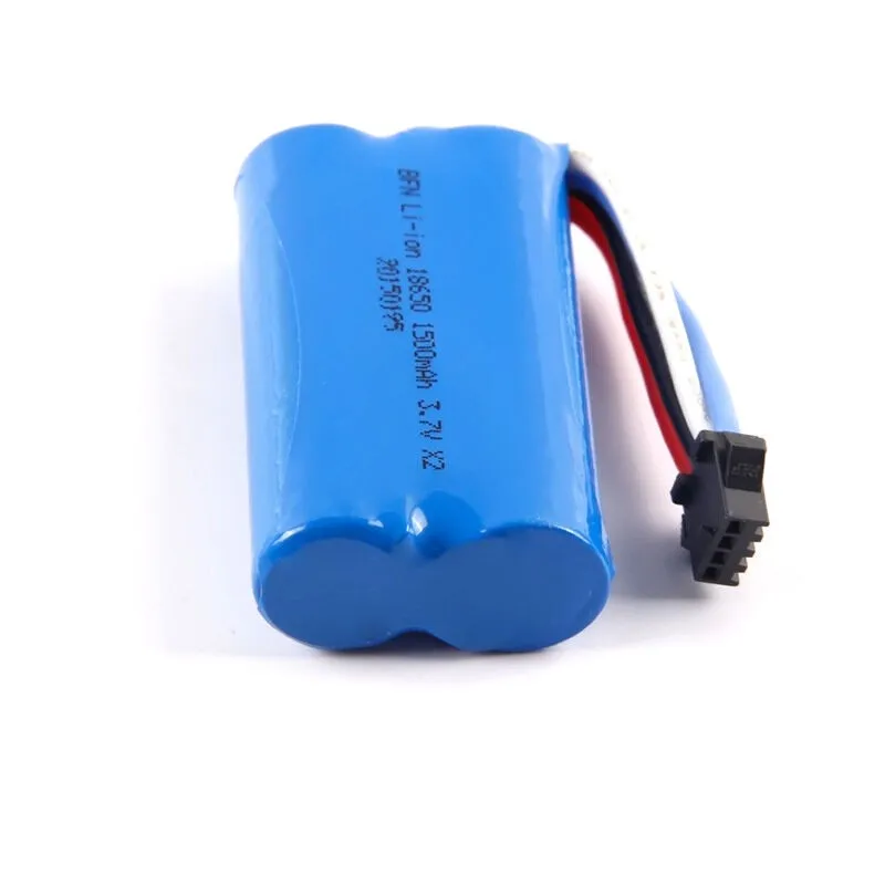 Bateria de íon de lítio de 7.4v 1500mah, mais nova bateria para audi 902 audi 002 2.4g rc barco sm plug para helicóptero rc