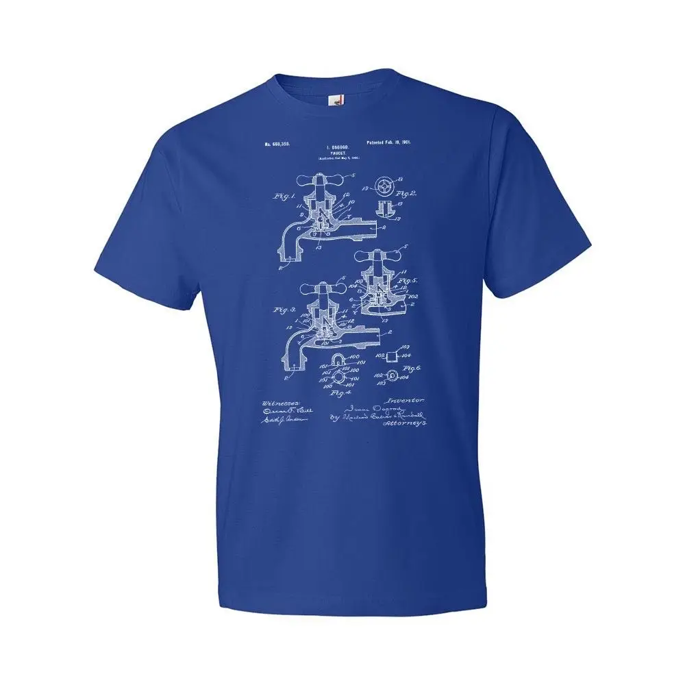 Water Faucet T-Shirt Faucet Shirt Plumber Shirt Plumber Gift Plumbing Patent