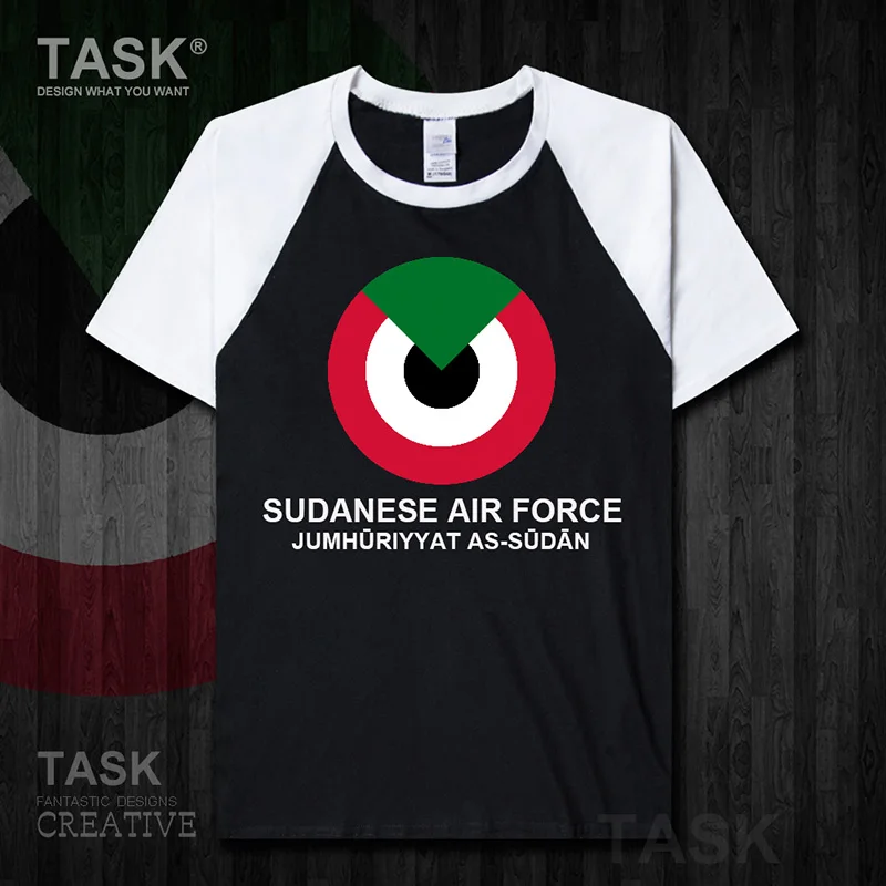 Air Force North Sudan Sudanese SUD SD new Tops t shirt clothes Short sleeve Fashion casual jerseys Army Tactical Military 01