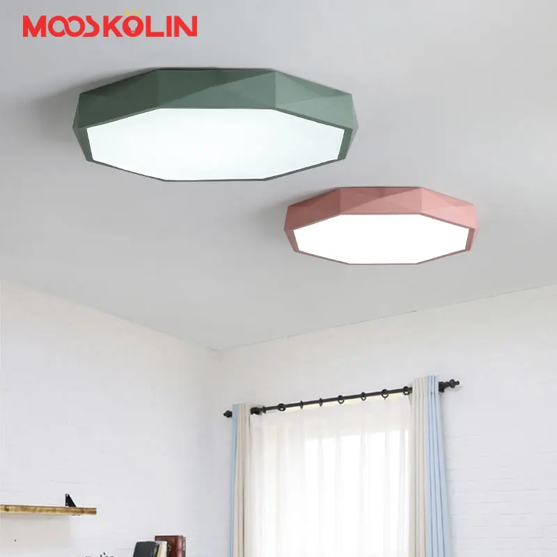 Mooskolin Ceiling Lights Macaroon Ceiling Lamp For Living Room Bedroom Kitchen Lustres De Sala Home Dec Colorful Ceiling Mounted