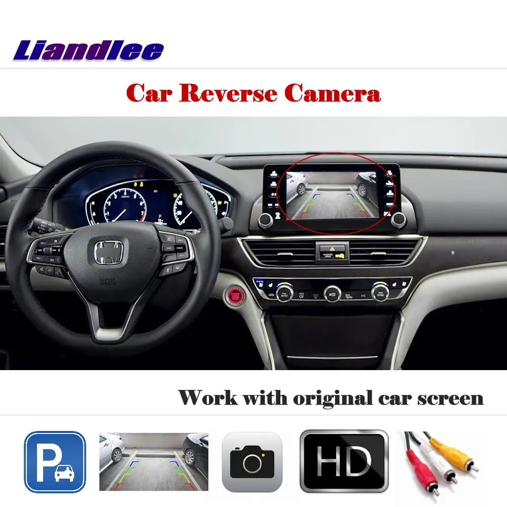 

For Honda Accord 9 Generation 2.4L 2012 2013 2014-2018 Auto Rear Camera HD CCD Back Parking CAM Work With Car Factory Screen