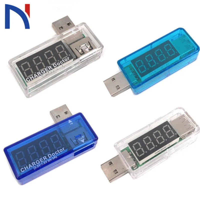 Digital USB Mobile Power Charging Voltmeter Smart Electronics Current Voltage Tester Meter USB Tester Doctor Voltmeter Ammeter