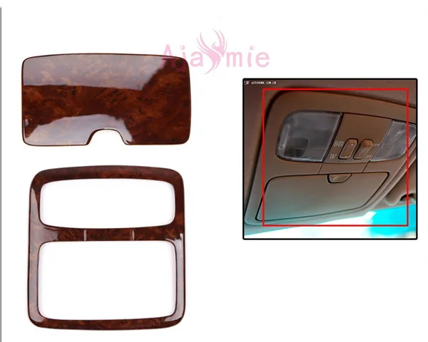 Interior Wooden Color Trim Panel Cover Overlay 2003-2009 Car Styling For Toyota Land Cruiser 120 Prado FJ120 Accessories