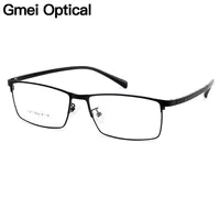Gmei-gafas ópticas de aleación de titanio para hombre, monturas para gafas, patillas flexibles, piernas, gafas de aleación de galvanoplastia IP Y7011