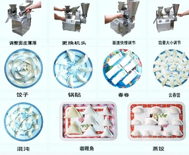 Automatische Commerciële Knoedel Making Machine Samosa Mesin Knoedel Machine 120/100 Mm Grote Knoedel Maken Maker