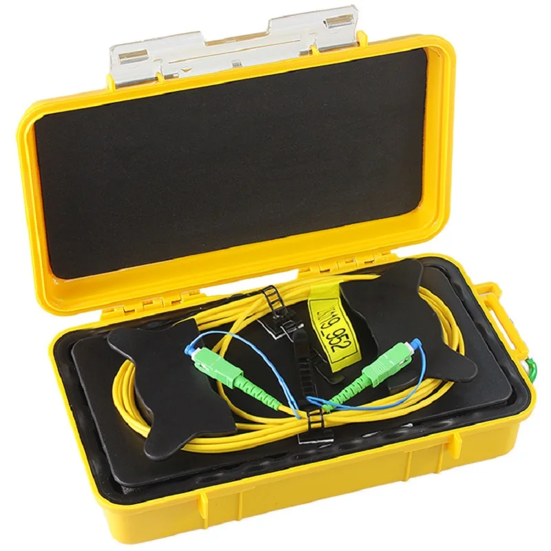 

SC APC 500/1000/2000 meters Multimode OM1 62.5/125um Fiber Ring-Portable OTDR Launch Cable Box OTDR fiber tester extension line