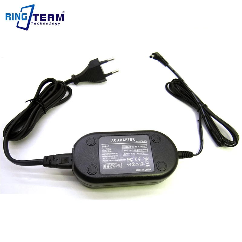 Power AC Adapter CA-570 CA570 CA570K for Canon Digital Camera XC10 ZR60 ZR65MC ZR70MC ZR80 ZR85 ZR90 ZR100 ZR200 ZR300 ZR400