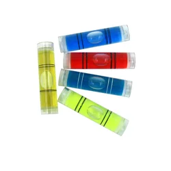 Cylindrical Bubble Levels Plastic Tube Vials Mini Spirit Level for Photo Frame 9.5*40 mm (5 piece/lot)