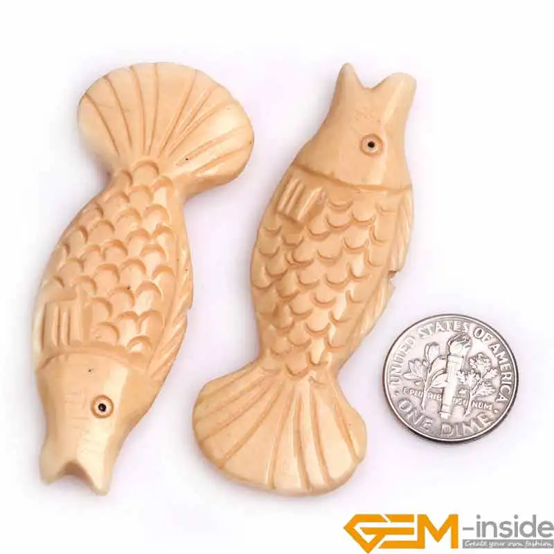 

Big Large White Animal Carved Bone Cabochon Beads Loose Bead For Jewelry Making Bulk 2 PCS Wholesale