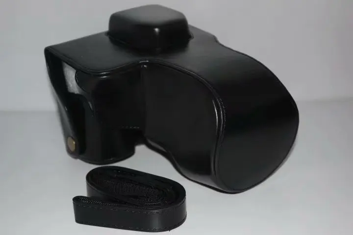 Capa de celular para panasonic, estojo rígido para câmera sony a7r a7, capa de meio corpo + alça com rastreamento