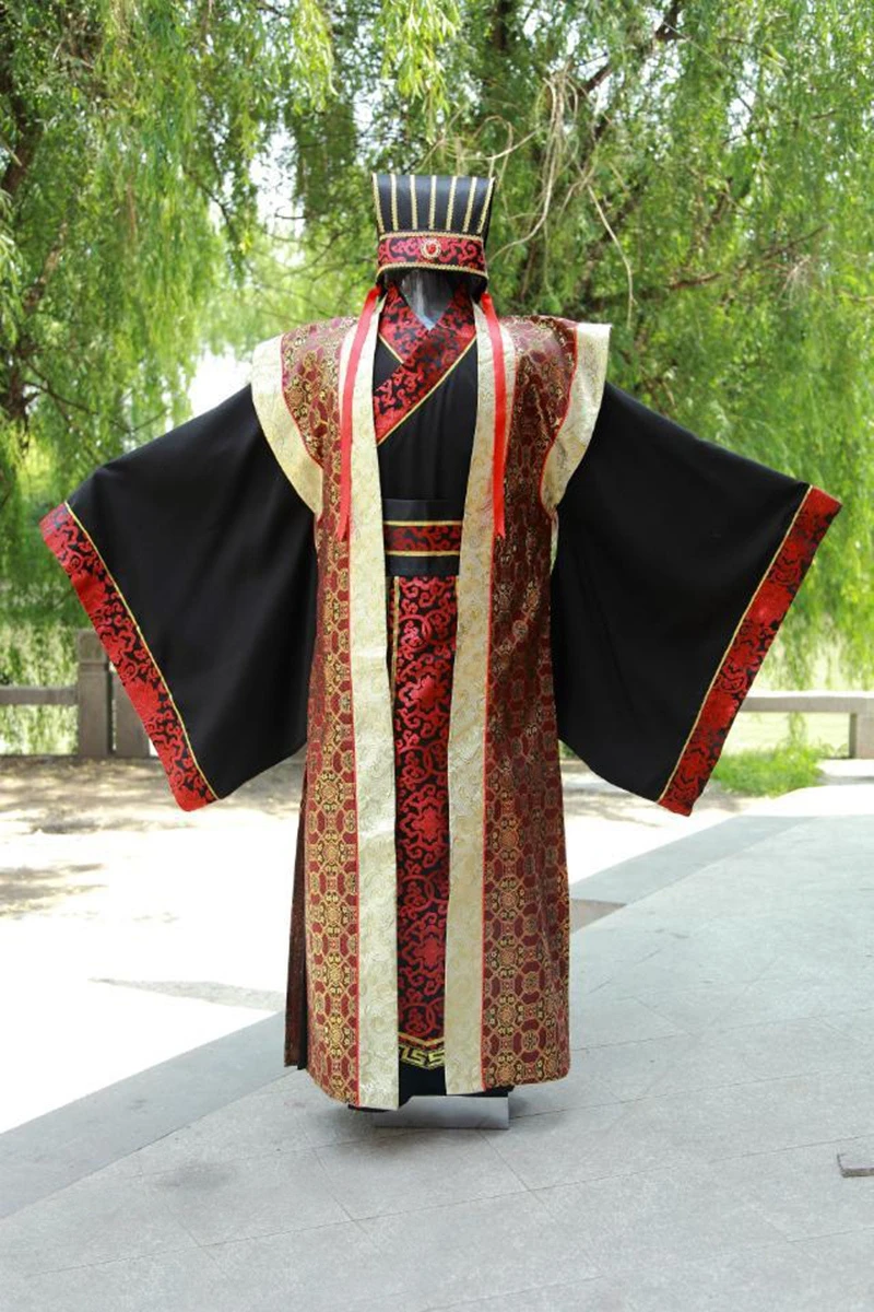 New Hanfu Summer Kungfu Uniforms Chinese Traditional Men Clothing Tang Costumes Dragon Ancient Emperor Suits