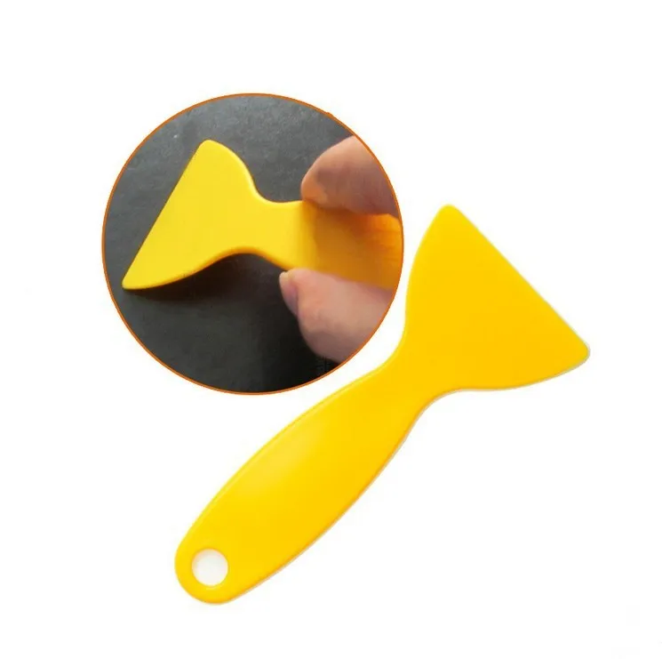 1PCS 2016 ice SCRAPERFor car accessories yellow type decals tagsblade Multi-function window scraper