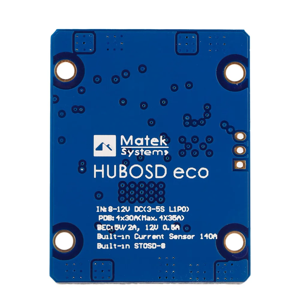 Matek Systems Hubosd eco H Power distributon board Hub Osd PDB Current Sensor For DIY Quadcopter FPV