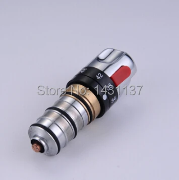 high quality second generation chrome plating thermostat faucet cartridge with filter screen