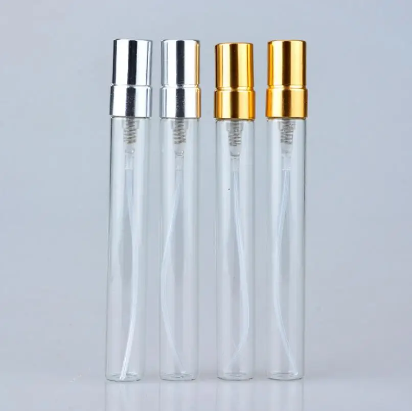 

200pcs 10ml Glass Empty Refillable Spray Perfume Bottle Small Parfume Atomizer Perfume Sample Vials LX4070