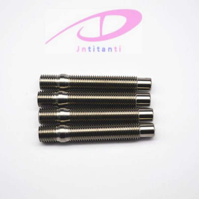 Jntitanti  M12*1.5*55-100mm (20 pieces stud) Gr5 titanium wheel stud conversion kit for Germany car