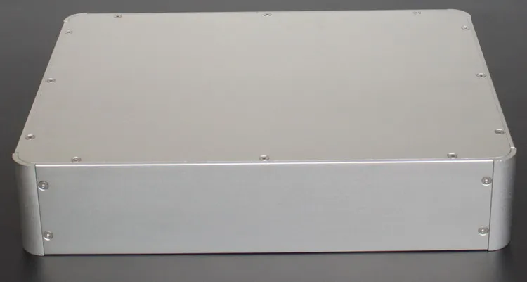 YA40 chasis amplificador plateado de aluminio completo/decodificador DAC/carcasa AMP/caja de bricolaje