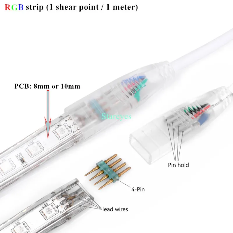 10 Pcs 220V EU plug Power controller Supply Lighting Transformer driver for SMD 3014 5050 2835 5630 RGB single color LED Strip