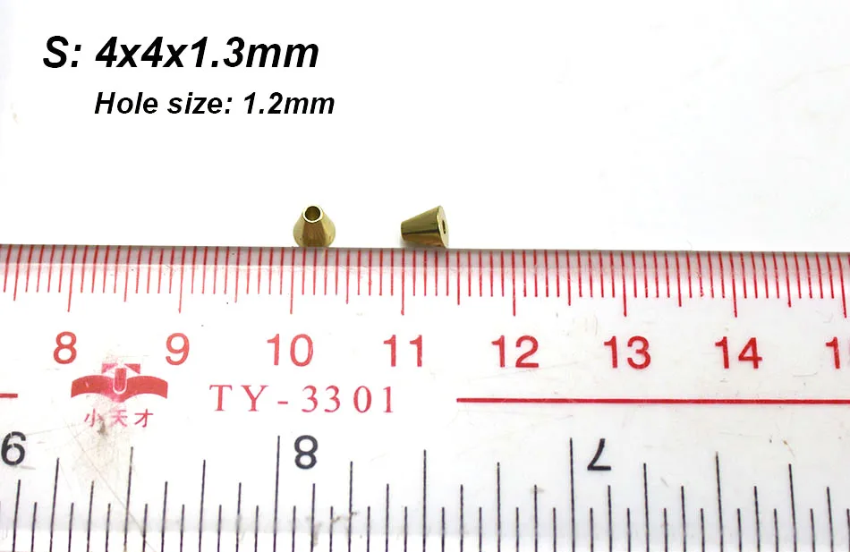 10pcs Solid Brass Cone Heads,Brass Lure Bodies, Brass Weight, Sinker, DIY Spinner Buzzbait  Fishing Lures