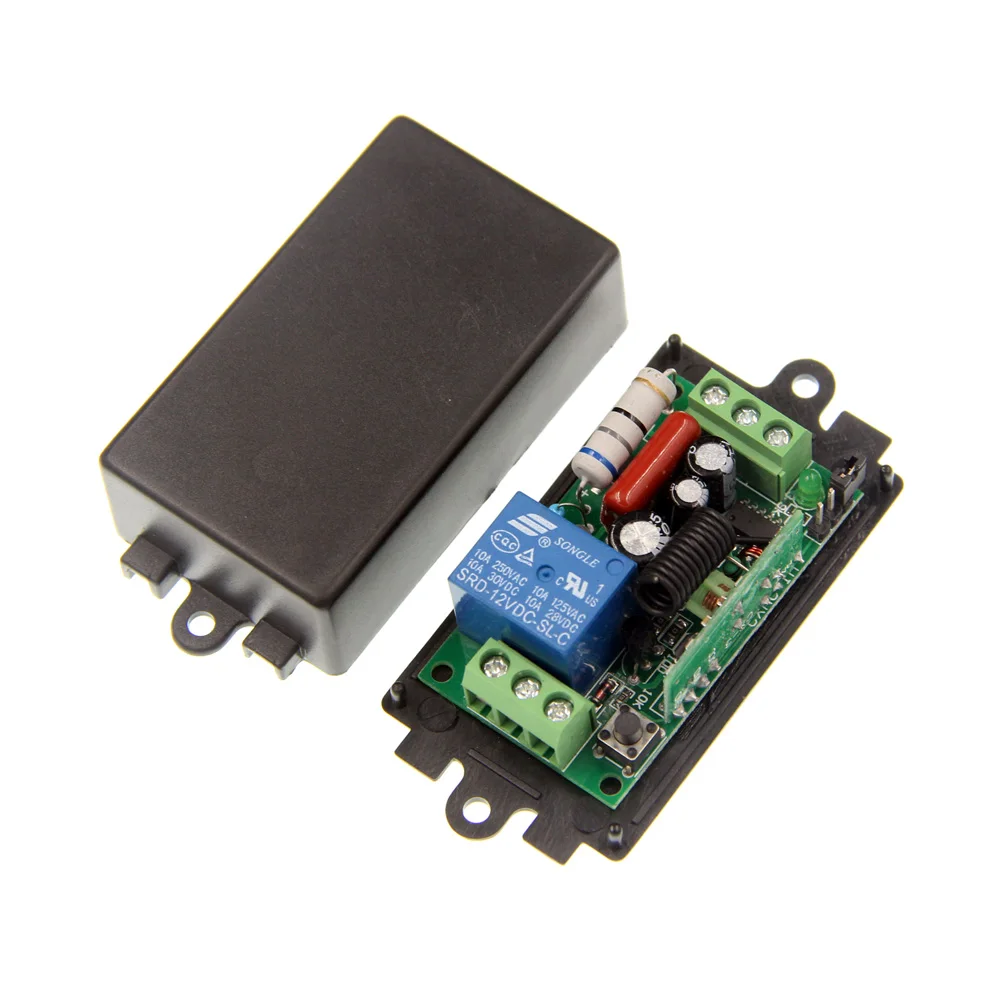 

AC 220V 110V 1 CH 1CH RF Wireless Remote Control LED Light Lamp Bulb Strips Switch System Receiver,315 / 433 MHz