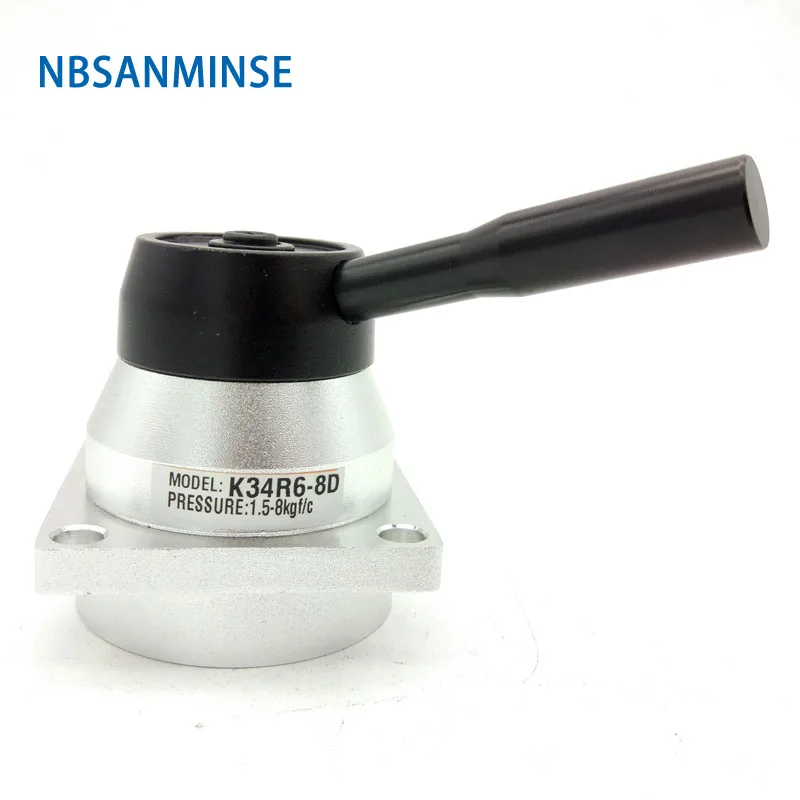 

K34R6 G1/4" Hand Switching Valve Drawing Valve Mechanical Pneumatic Manual Valve G 1/4 Thread NBSANMINSE