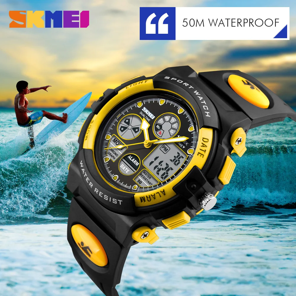 Skmei Top Luxury Brands Students Kids Watch For Boys Children Didital Sports Watches Girls Led Relojes infantil relogios