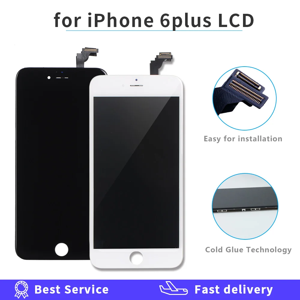 AAAA quality LCD Display For Iphone 6p 6 plus Screen Touch Panel Digitizer for iphone 6p A1522 A1524 A1593 LCD Assembly Screen