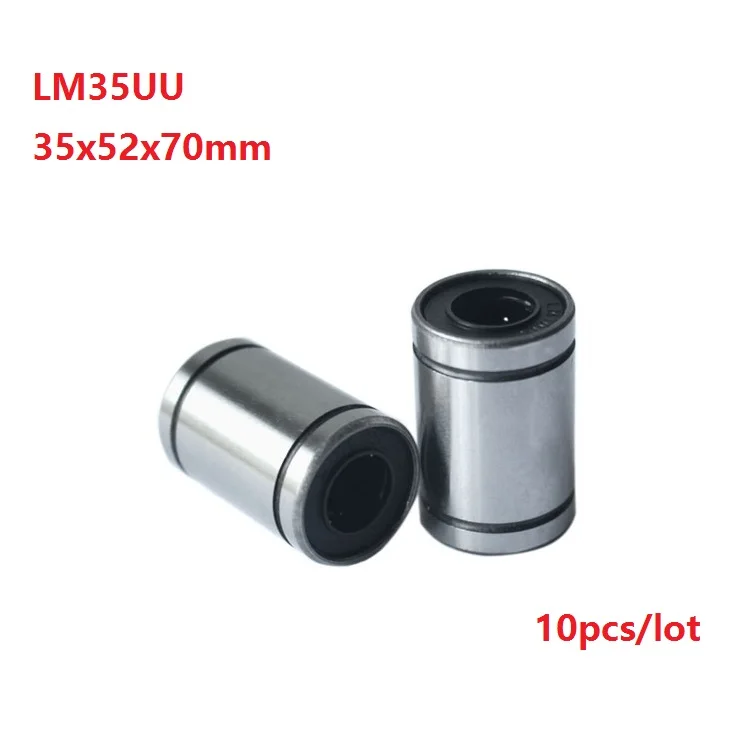 

10pcs/lot LM35UU LM35 35x52x70mm Linear motion bearings bushings for CNC router parts 35*52*70mm