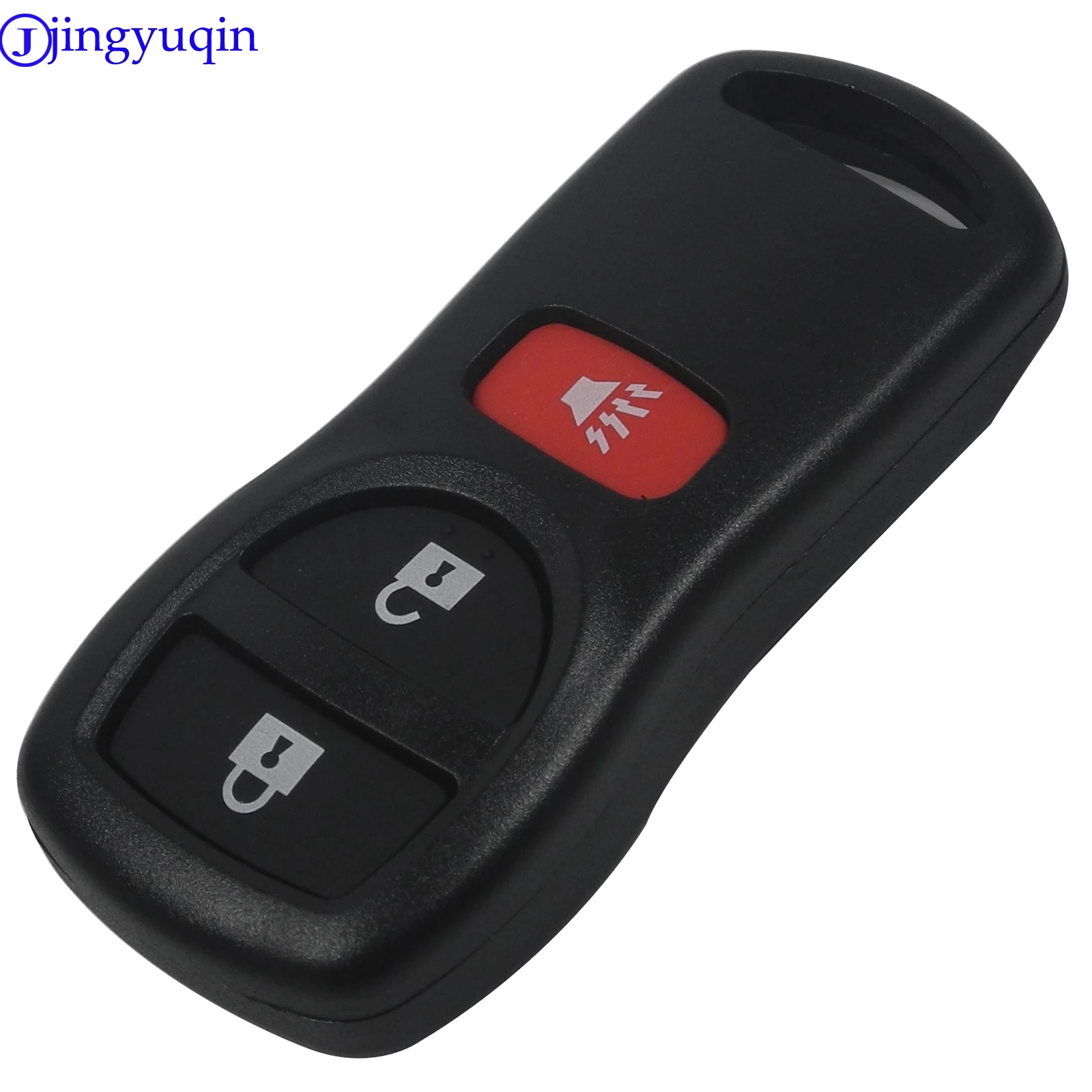 jingyuqin 10p 3 Button Remote Entry Car Key Fob Shell Case Cover For Nissan Armada Xterra Pathfinder Frontier Quest Titan Murano