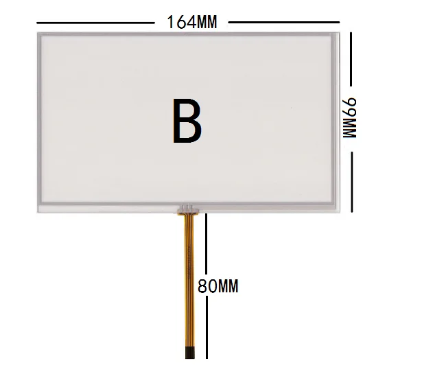 164*99 7 Inch Touch Screen for at070tn92 at070tn94 hsd070idw1 D00 E11