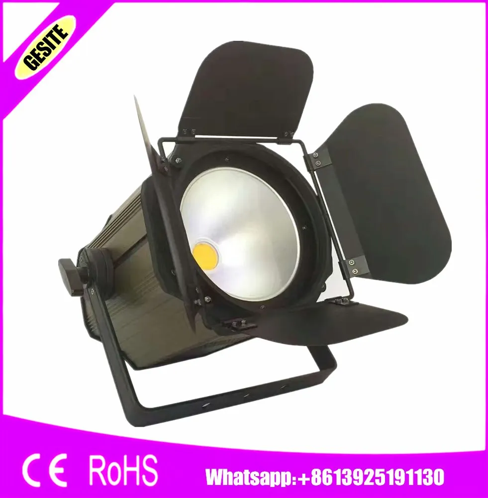 Lot de lampes professionnelles Dmx led uv haute puissance, cob 200 watt rgbw ou blanc chaud, par 200 w 6 en 1, 2 pièces