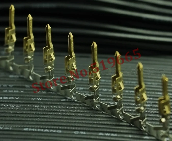 High quaity  1000 Sets ATX/EPS 5559 4.2mm Male Half Gold Crimp Terminals For PC Electrical Wire Connectors Pins