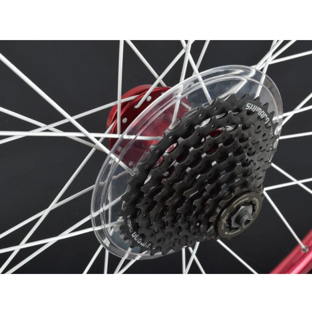 ABS Plastic Bicycle Bike Wheel Spoke Protector Guard Cassette Freewheel Protection for Mountain Bikes Road Bicycles Folding Bike