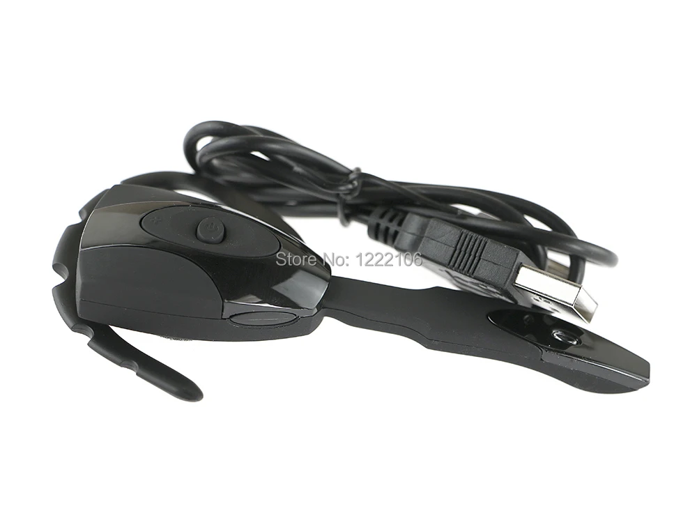 1 قطعة سماعة رأس قابلة للشحن للألعاب متوافقة مع البلوتوث سماعة أذن لاسلكية لـ PS3 /PC/الهاتف المحمول